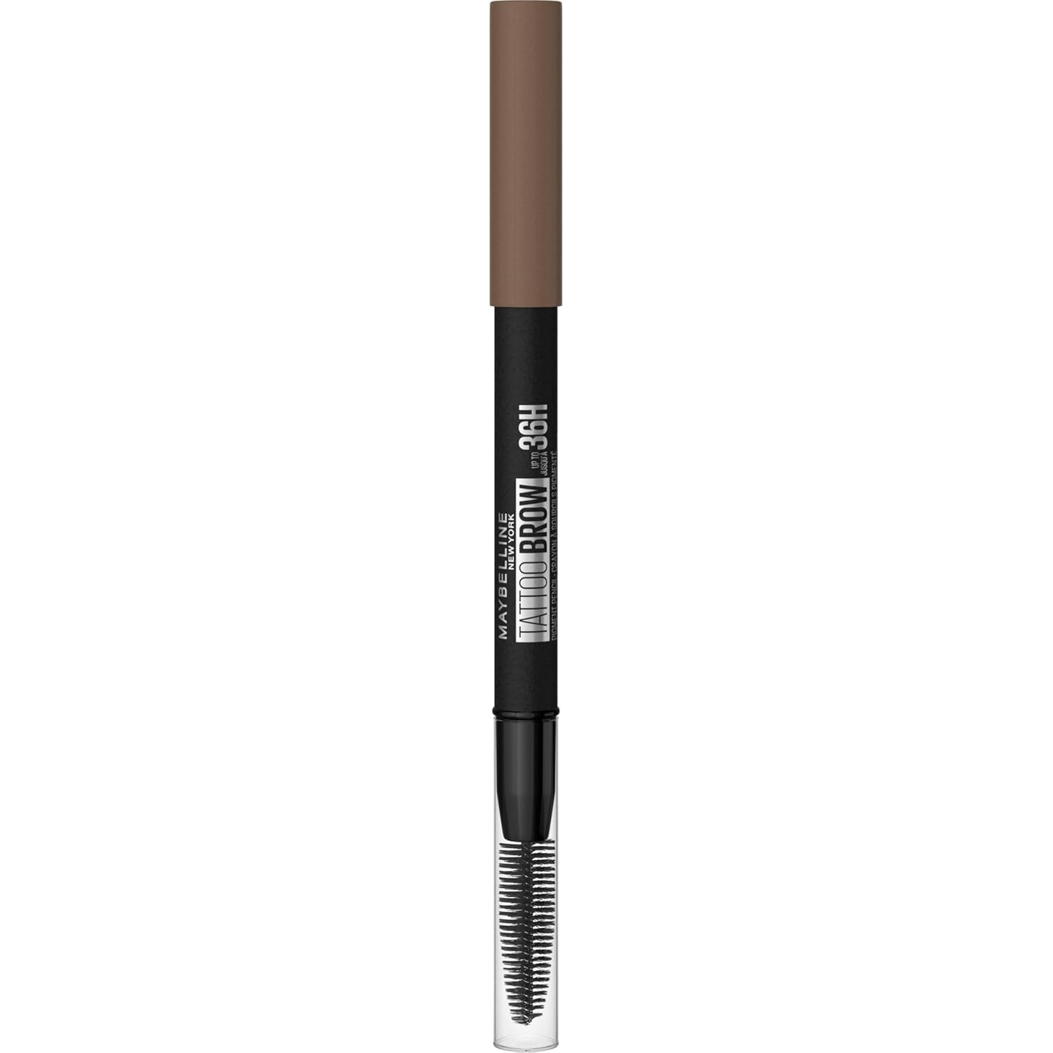 image:imageMaybelline New York Wasserfester Augenbrauenstift mit Brste 36h Halt Natrliche Farben Tattoo Brow 36H Farbe Nr 3 Soft Brown Braun 1 StckNr 6 Ash Brown