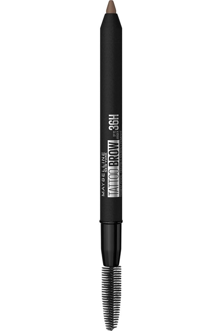 image:imageMaybelline New York Wasserfester Augenbrauenstift mit Brste 36h Halt Natrliche Farben Tattoo Brow 36H Farbe Nr 3 Soft Brown Braun 1 StckNr 6 Ash Brown