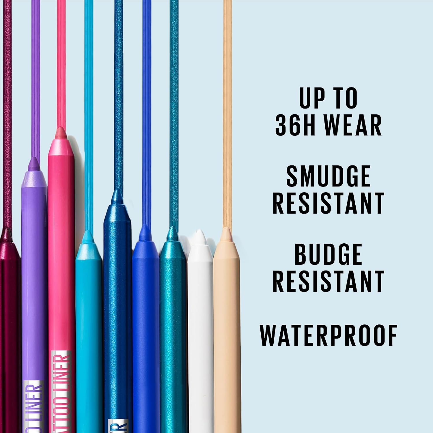 image:imageMaybelline New York Wasserfester Eyeliner mit wischfester farbintensiver GelTextur Tattoo Liner Gel Pencil Nr 970 Polished White Wei 1 StckNr 970 Polished White