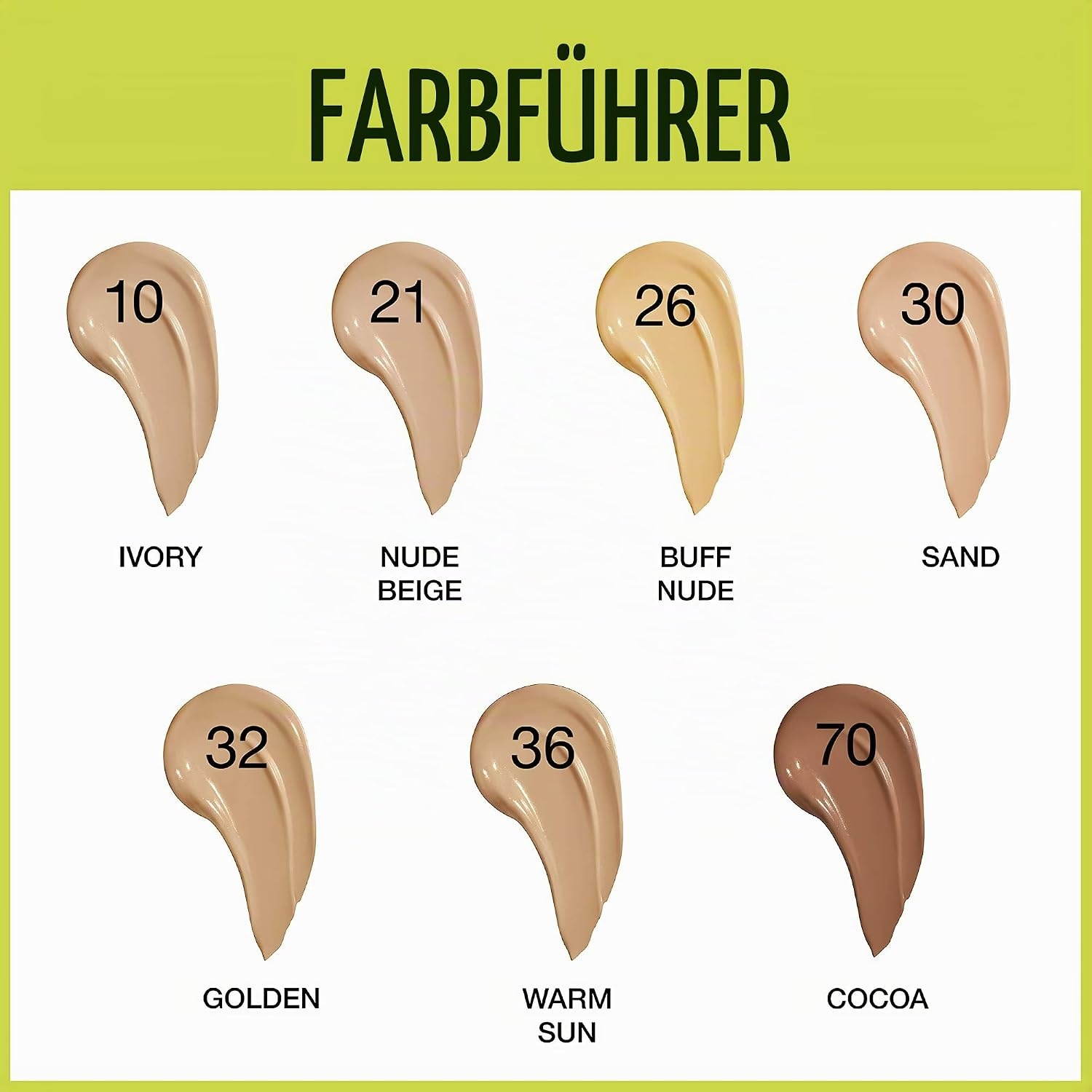 image:imageMaybelline New York Wasserfestes Make up Foundation mit hoher Deckkraft Langanhaltendes GesichtsMakeup fr helle Hauttypen Super Stay Active Wear Farbe Nr 10 Ivory Hell 1 x 30 mlNr 10 Ivory
