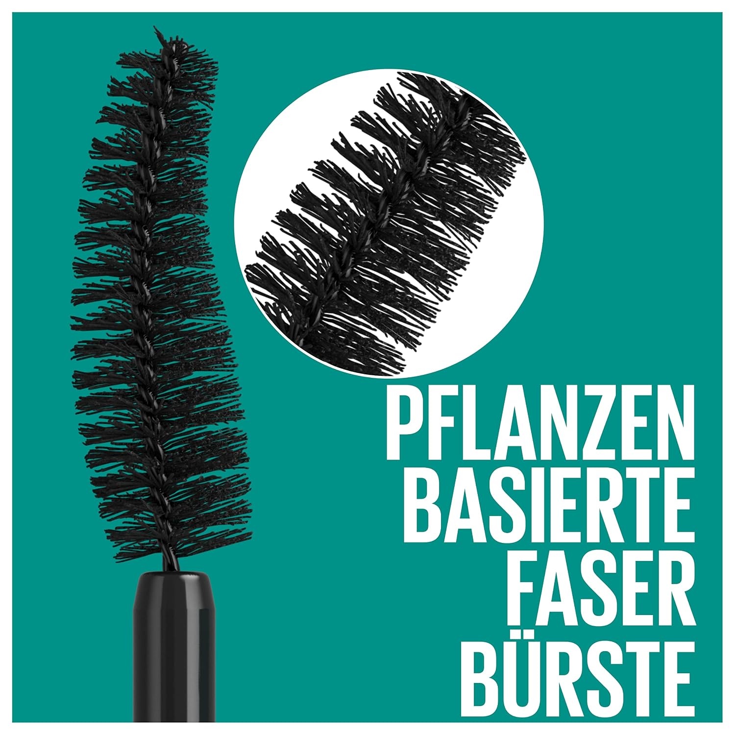 image:imageMaybelline New York Wimperntusche fr mehr Volumen und Lnge Vegane Formel mit natrlichen Inhaltsstoffen Green Edition Mega Mascara Nr01 BlackNr01 Black