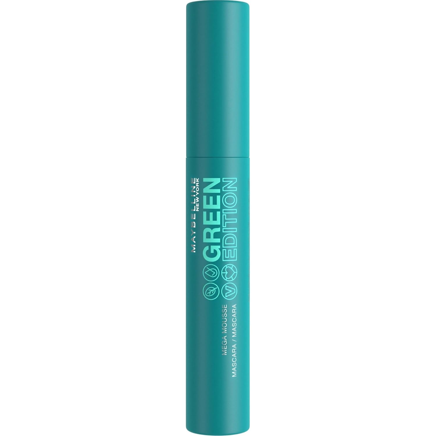 image:imageMaybelline New York Wimperntusche fr mehr Volumen und Lnge Vegane Formel mit natrlichen Inhaltsstoffen Green Edition Mega Mascara Nr02 Very Black