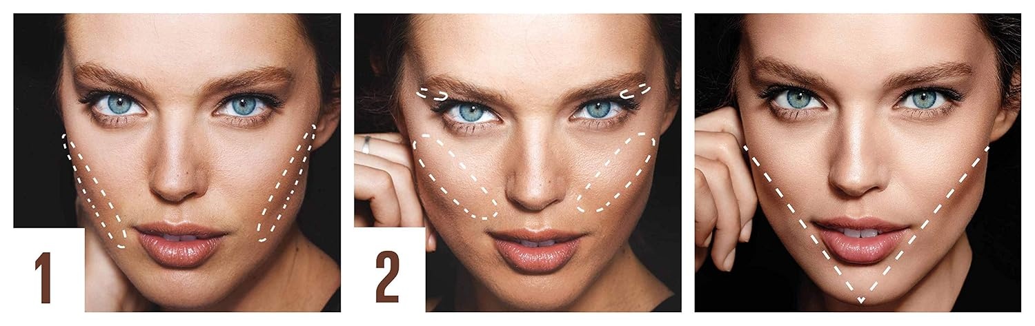 image:imageMaybelline New York Zweiseitiger Konturstift mit Highlighter und Bronzer zum Betonen der Gesichtszge Face Studio Contour DuoStick Medium 1 StckDunkel
