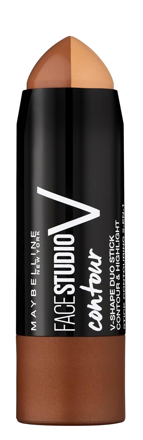 image:imageMaybelline New York Zweiseitiger Konturstift mit Highlighter und Bronzer zum Betonen der Gesichtszge Face Studio Contour DuoStick Medium 1 StckDunkel