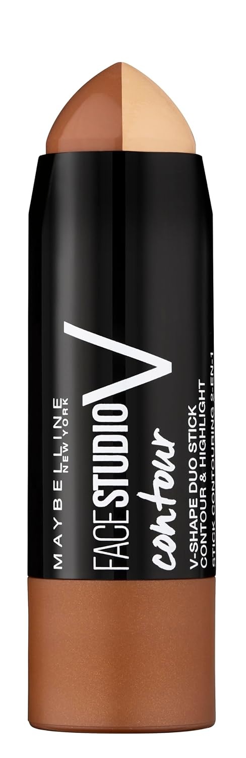 image:imageMaybelline New York Zweiseitiger Konturstift mit Highlighter und Bronzer zum Betonen der Gesichtszge Face Studio Contour DuoStick Medium 1 StckMittel