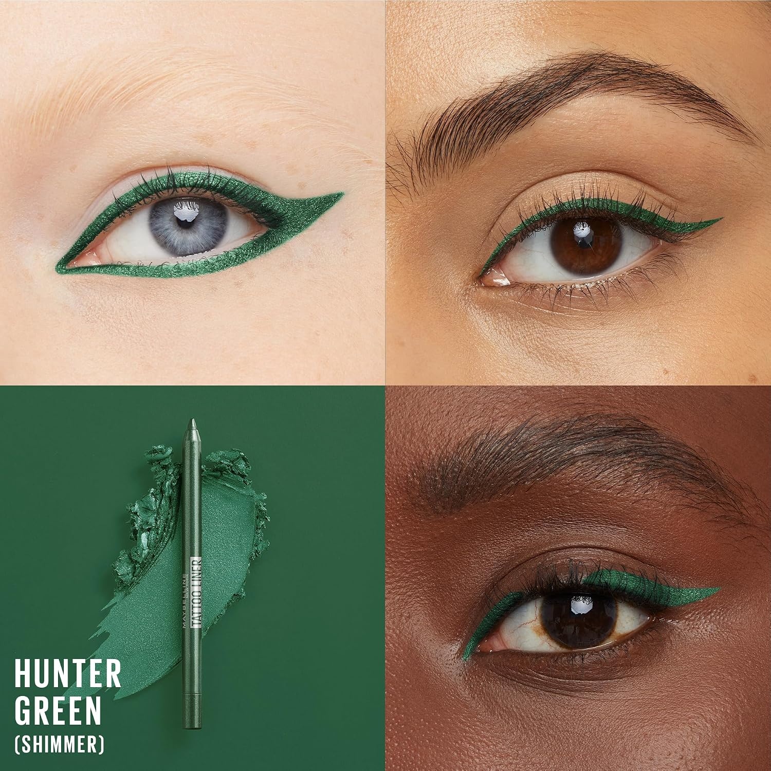 image:imageMaybelline Tattoo Liner Lpiz De Ojos SemiPermanente Waterproof 910 Bold Brown Marrn OscuroGreen