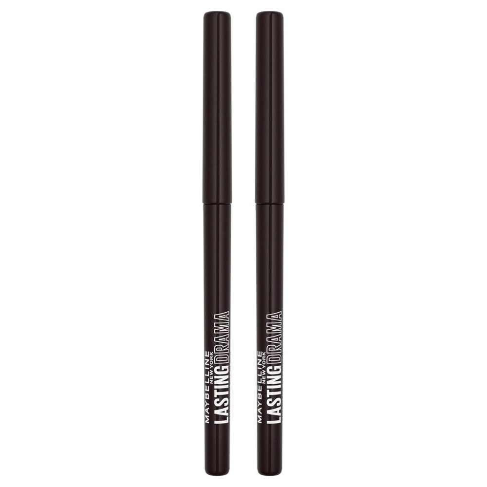 image:imageMAYBELLINE NEW YORK Lasting Drama wasserfester EyelinerStift hervorgehoben amp intensiv mattes PuderFinish 36HHalt automatische Bleistiftspitze Ultrapigmentierte Formel Brown Sugar2 Bleistifte Black Out Drama