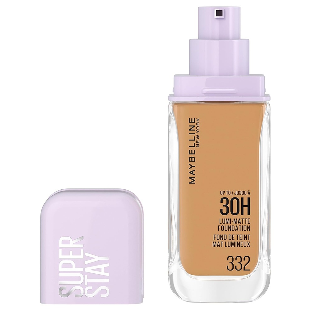 image:imageMaybelline New York  Flssiges Makeup mit langem Halt extrem widerstandsfhig leuchtendes mattes Finish angereichert mit Aminosuren  fr alle Hauttypen  Superstay 30H LumiMatte  Farbton 332332
