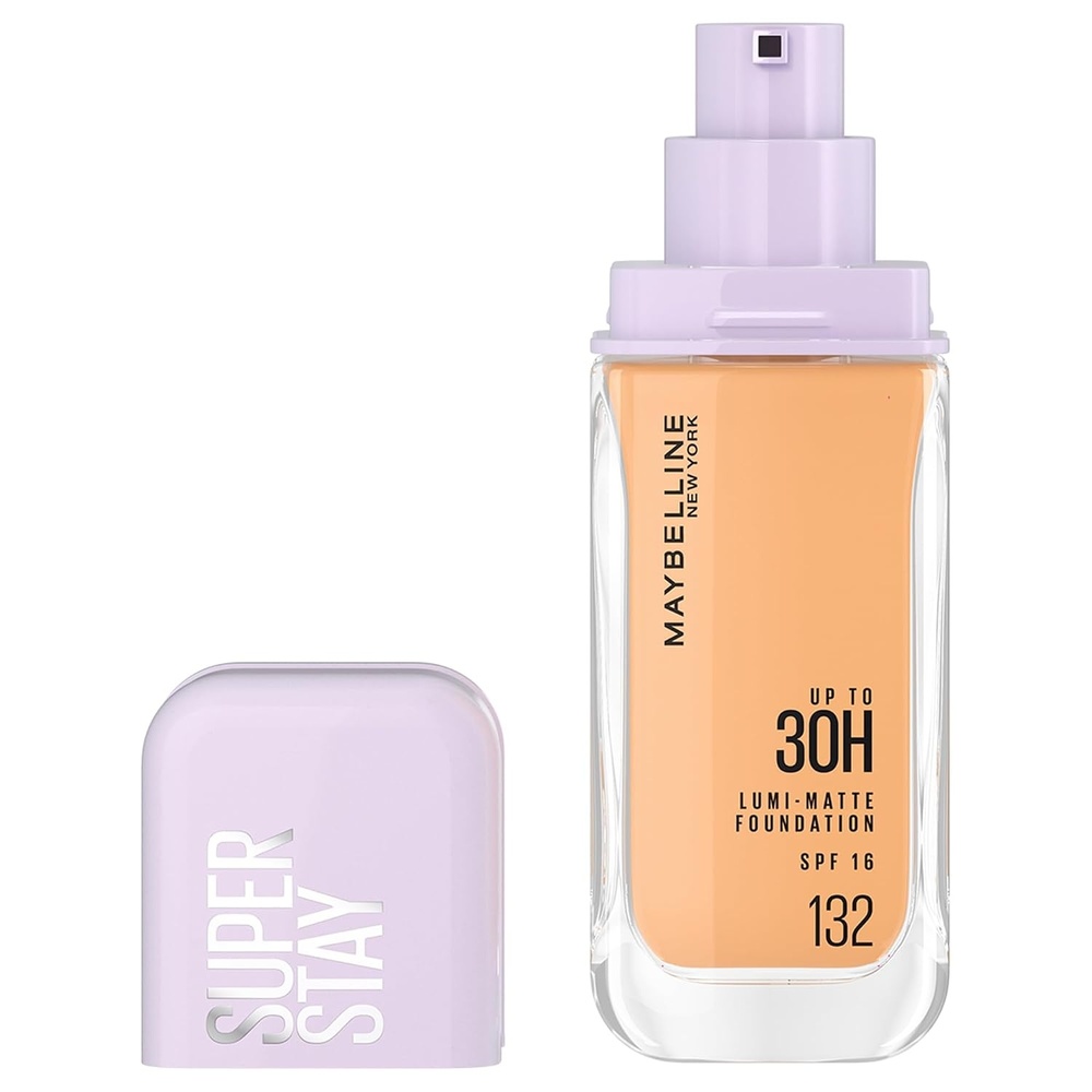 image:imageMaybelline New York  Flssiges Makeup mit langem Halt extrem widerstandsfhig leuchtendes mattes Finish angereichert mit Aminosuren  fr alle Hauttypen  Superstay 30H LumiMatte  Farbton 332132
