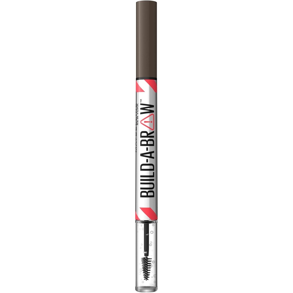 image:imageMaybelline New York 2in1 Augenbrauenstift mit Gel fr volle und definierte Augenbrauen Bis zu 24 Stunden Halt Kein Verwischen BuildABrow Vegane Formel Nr 262 Black Brown262 Black Brown