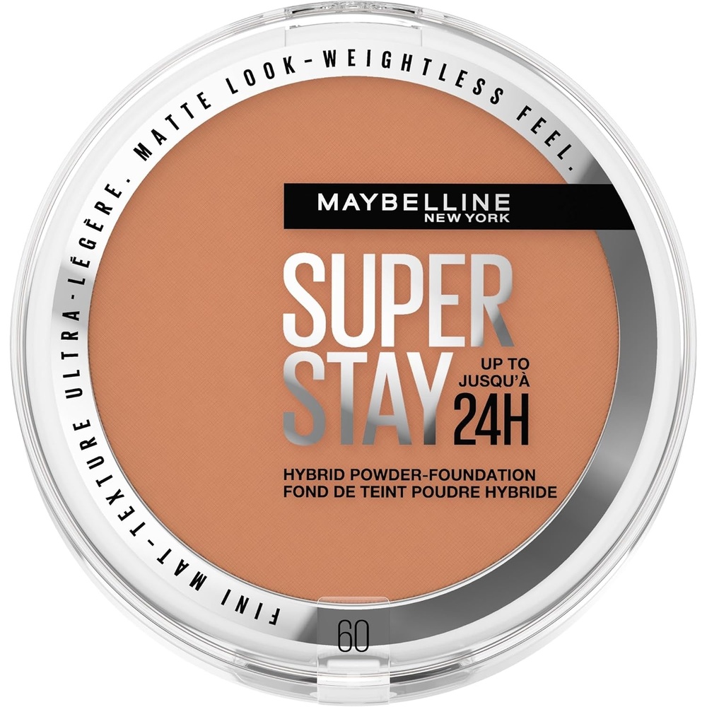 image:imageMaybelline New York 2in1 Puder MakeUp Wasserfest und mattierend mit hoher Deckkraft Super Stay Hybrid Powder Foundation Nr 75 1 StckNr 60