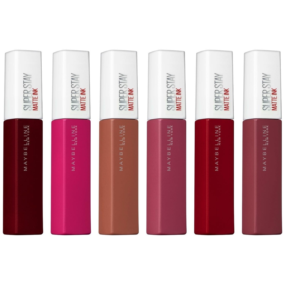 image:imageMaybelline New York 6er LippenSet mit Super Stay Matte Ink Lippenstiften in sechs verschiedenen Nuancen 6 x 5 ml