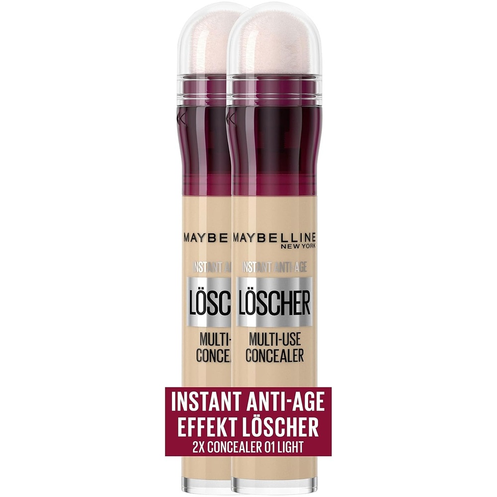 image:imageMaybelline New York Abdeckstift im Doppelpack Instant AntiAge Effekt Concealer Lscher mit MikroLschApplikator Nr 03 Fair 2 x 68 mlNr 03 Fair