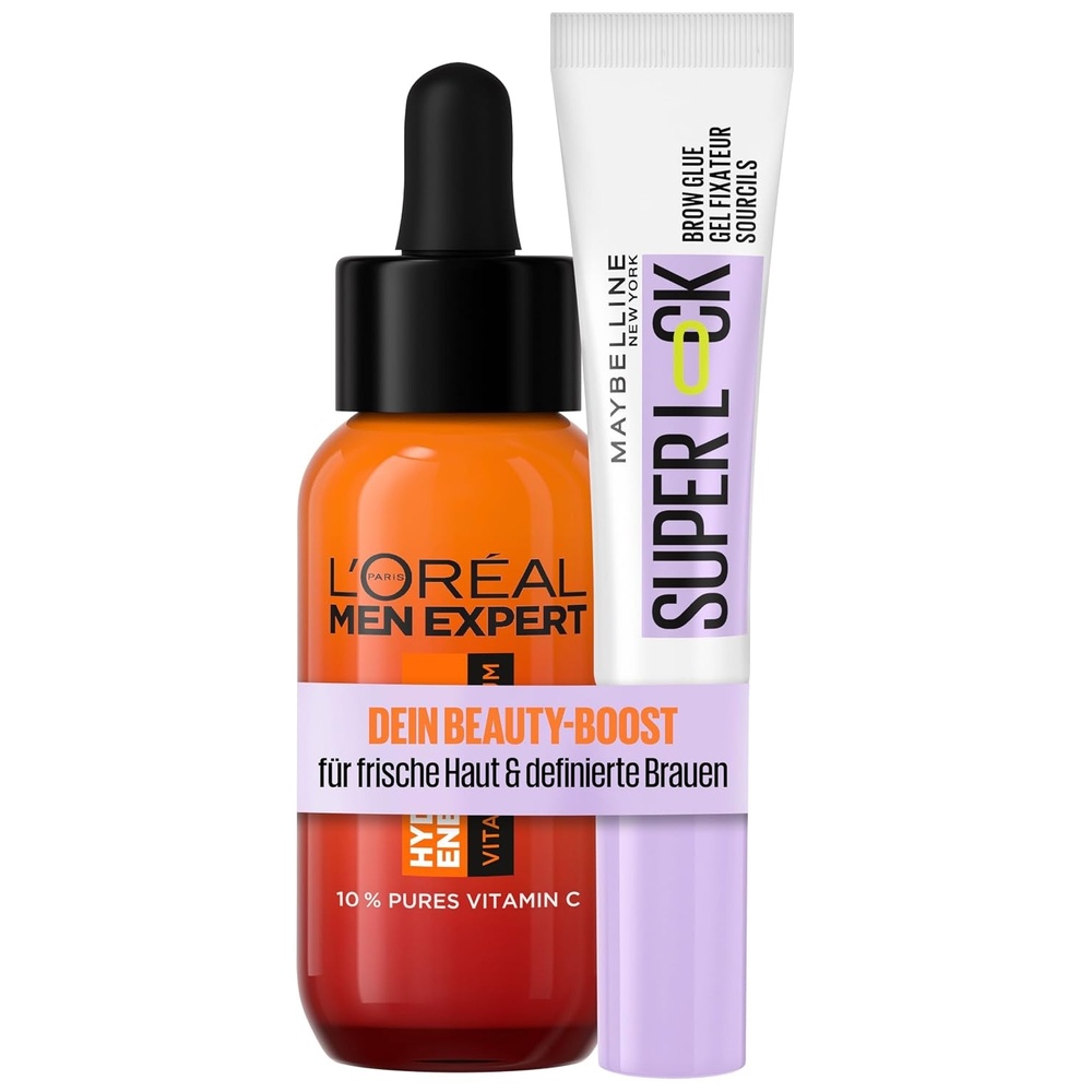 image:imageMaybelline New York Auegnbrauengel Super Lock Brow Glue starker Halt definierte Brauen transparent 8 g LOral Men Expert Vitamin C Serum gegen mde Haut 10 Vitamin C Hydra Energy 30 ml
