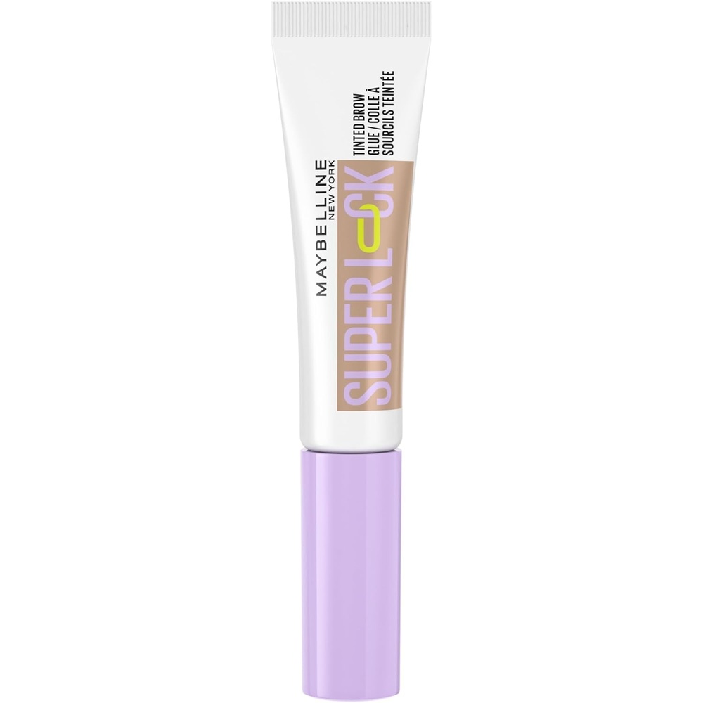 image:imageMaybelline New York Augenbrauengel Fr definierte Augenbrauen Starker Halt ohne abzublttern oder zu kleben Integriertes StylingBrstchen Super Lock Brow Glue Transparent 8 gTaupe