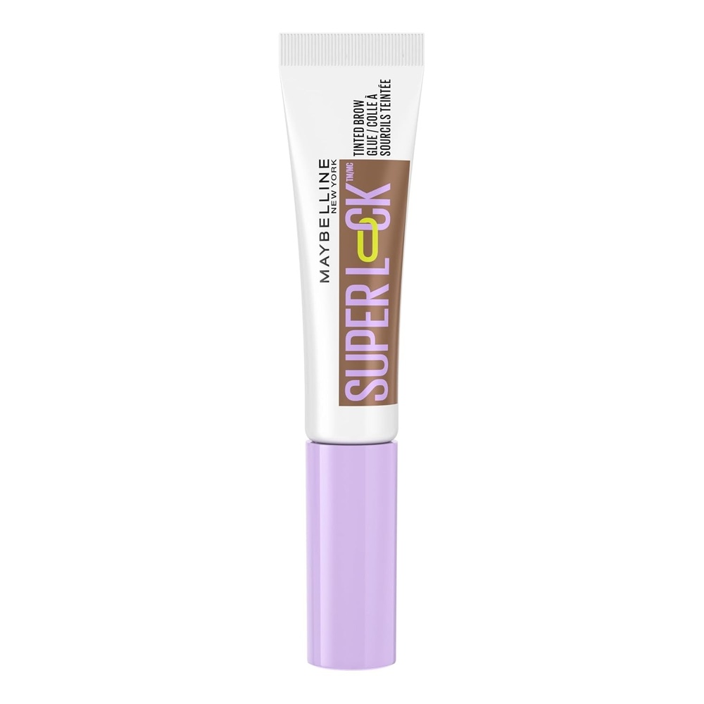 image:imageMaybelline New York Augenbrauengel Fr definierte Augenbrauen Starker Halt ohne abzublttern oder zu kleben Integriertes StylingBrstchen Super Lock Brow Glue Transparent 8 gkaffeebraun