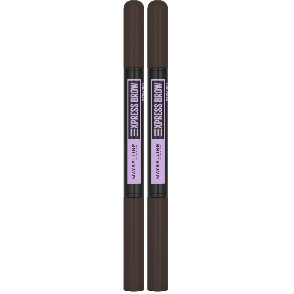image:imageMaybelline New York Express Brow Satin Duo Augenbrauenstift und puder in Nr 02 Medium Brown mittelbraunNr 05  Black Brown