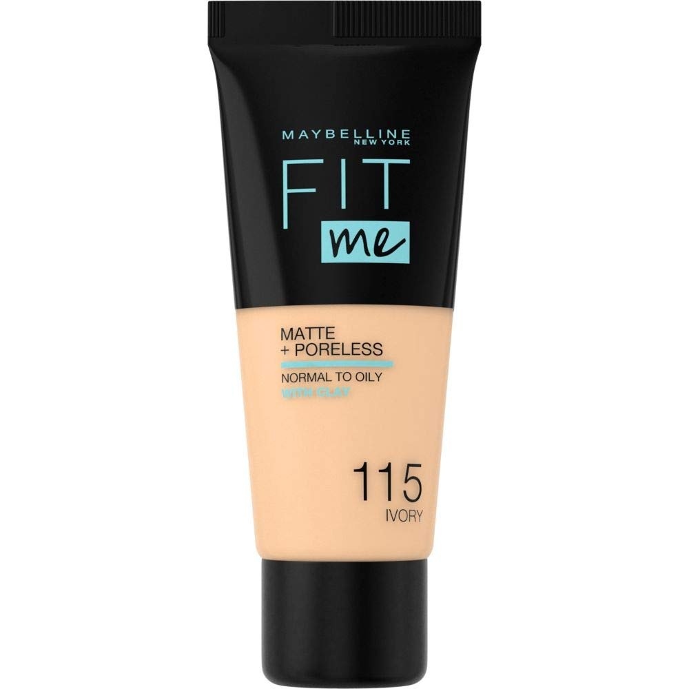 image:imageMaybelline New York Fit me Matte amp Poreless Makeup Nr 335 Classic Tan 30 mlNr 115 Ivory