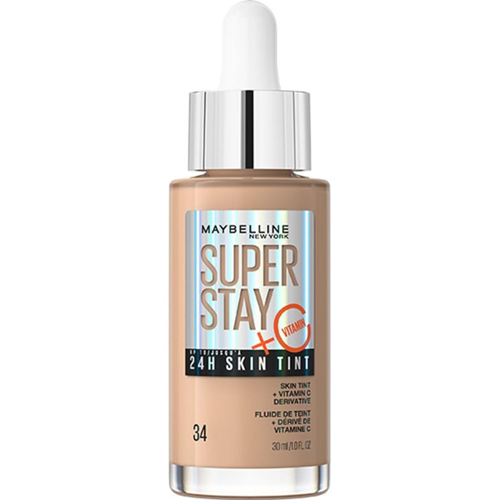 image:imageMaybelline New York Foundation Langanhaltendes MakeUp mit Vitamin C Vegane Formel Super Stay Skin Tint Nr 3634 DE