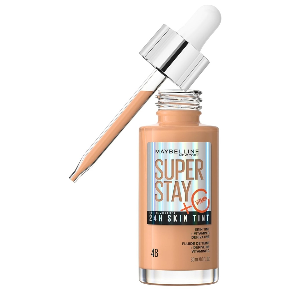 image:imageMaybelline New York Foundation Langanhaltendes MakeUp mit Vitamin C Vegane Formel Super Stay Skin Tint Nr 3648 Sun Beige