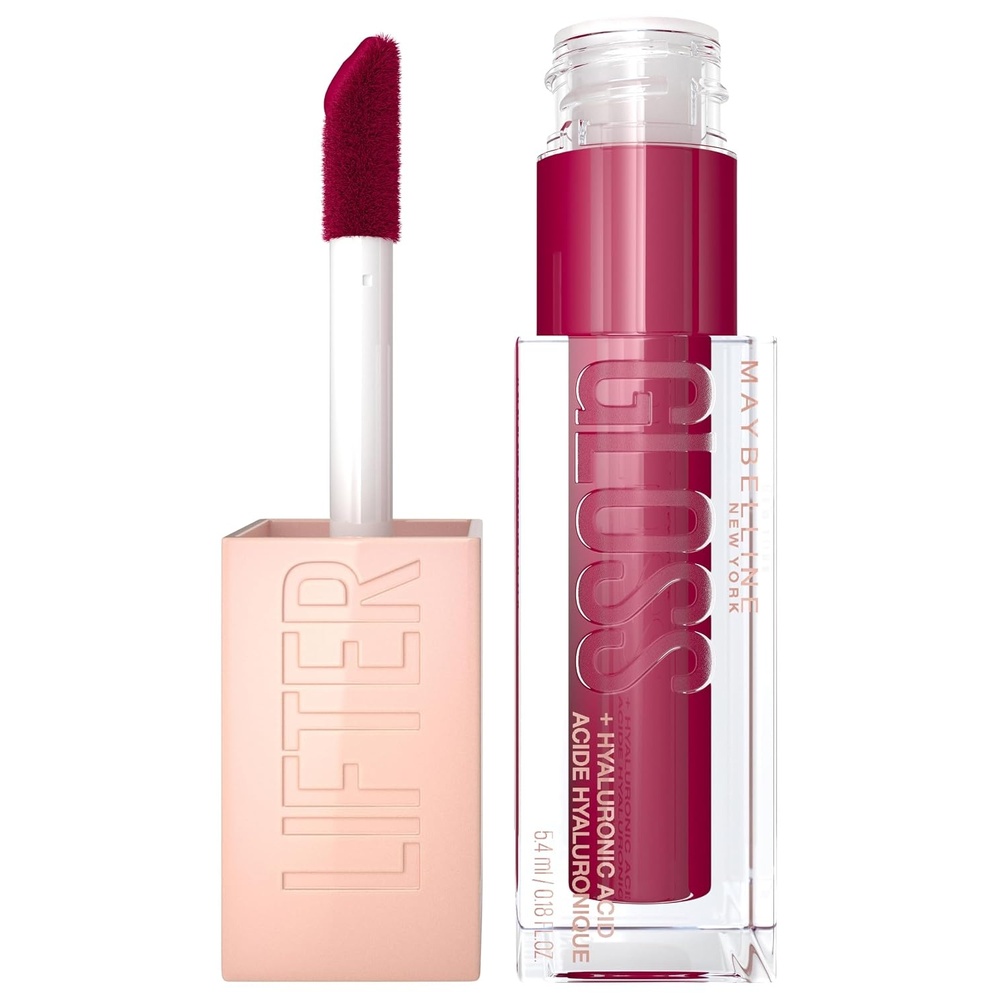 image:imageMaybelline New York Glnzender Lipgloss fr voller wirkende Lippen Feuchtigkeitsspendend Mit Hyaluronsure Lifter Gloss Farbe Nr 002 Ice Nude 1 x 54 ml025 Taffy