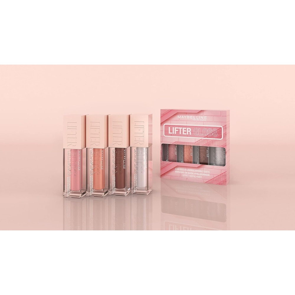 image:imageMaybelline New York Glnzender Lipgloss fr voller wirkende Lippen Feuchtigkeitsspendend Mit Hyaluronsure Lifter Gloss Farbe Nr 002 Ice Nude 1 x 54 mlAmber Crystal Silk Pearl