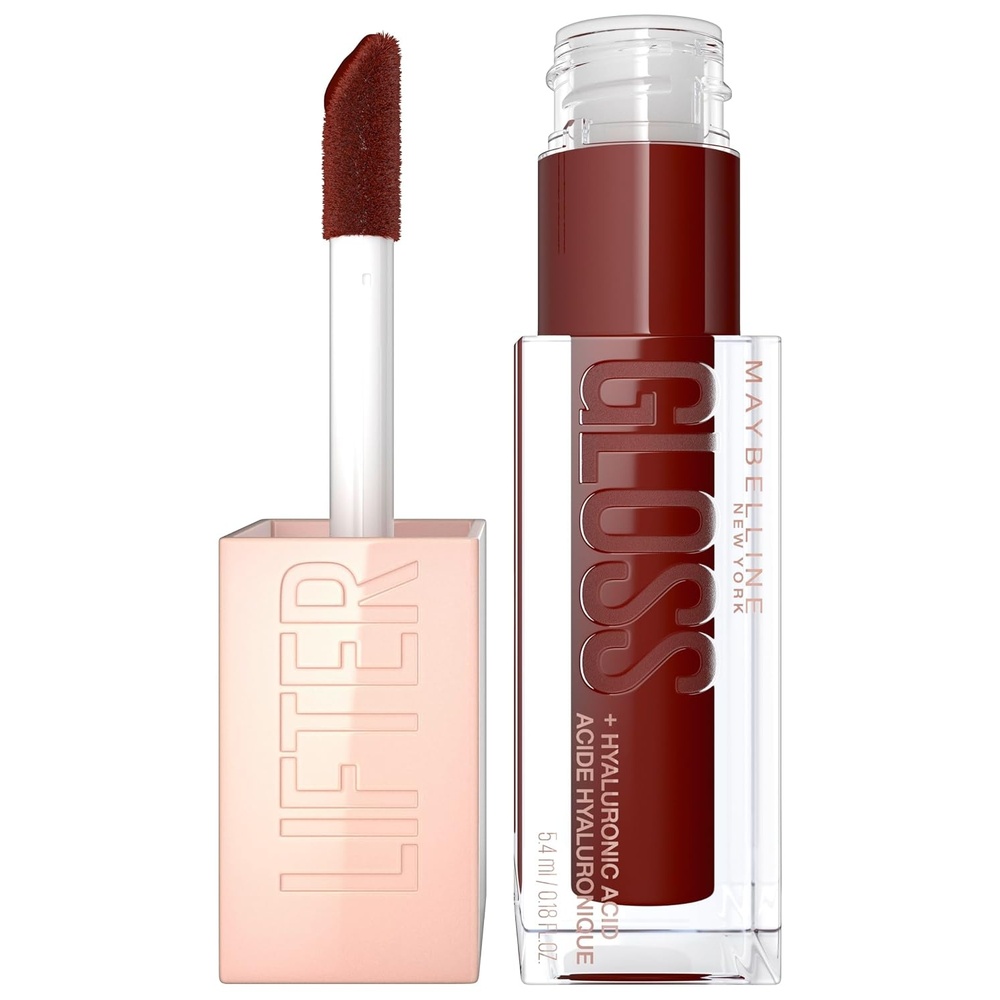 image:imageMaybelline New York Glnzender Lipgloss fr voller wirkende Lippen Feuchtigkeitsspendend Mit Hyaluronsure Lifter Gloss Farbe Nr 002 Ice Nude 1 x 54 mlMaple