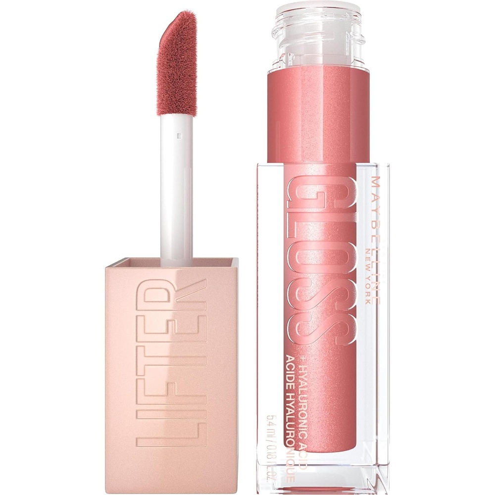 image:imageMaybelline New York Glnzender Lipgloss fr voller wirkende Lippen Feuchtigkeitsspendend Mit Hyaluronsure Lifter Gloss Farbe Nr 002 Ice Nude 1 x 54 mlMond