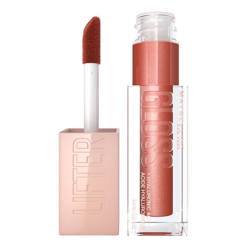 image:imageMaybelline New York Glnzender Lipgloss fr voller wirkende Lippen Feuchtigkeitsspendend Mit Hyaluronsure Lifter Gloss Farbe Nr 002 Ice Nude 1 x 54 mltopaz