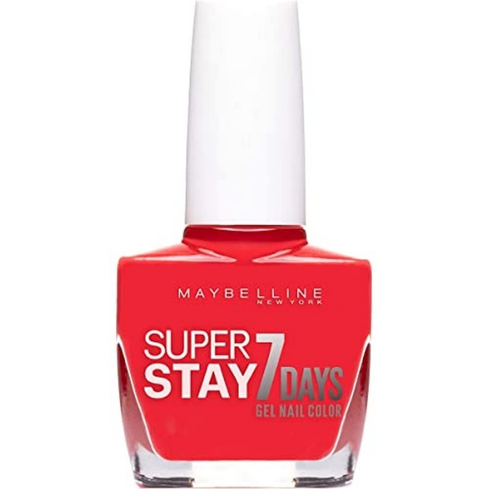 image:imageMaybelline New York Langanhaltender Nagellack mit GelFormel fr farbintensive Ngel Super Stay 7 Days Farblack Nr 501 Cherry Sin Rot 1 x 10 mlRose Salsa