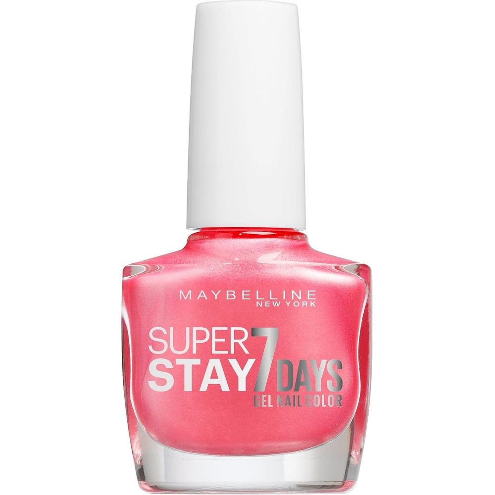 image:imageMaybelline New York Langanhaltender Nagellack mit GelFormel fr farbintensive Ngel Super Stay 7 Days Farblack Nr 501 Cherry Sin Rot 1 x 10 mlRose Tornado