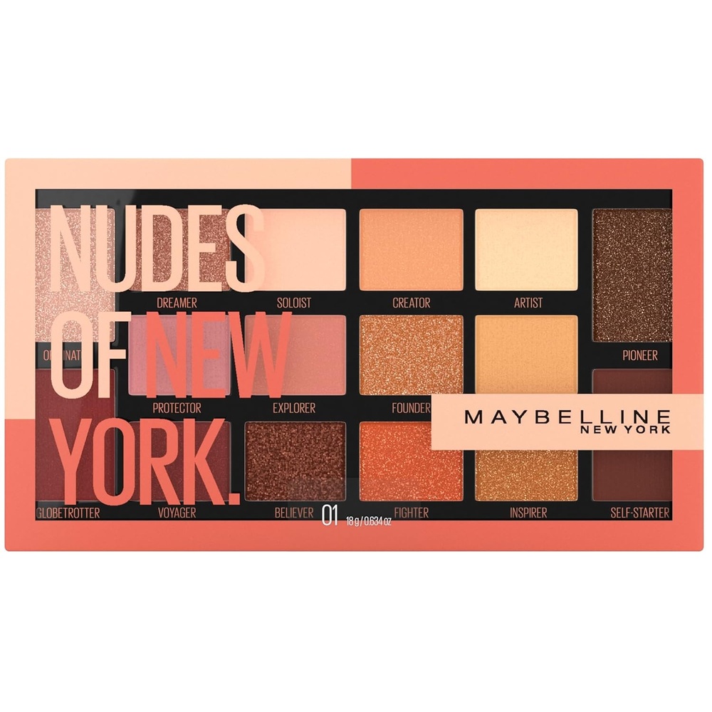 image:imageMaybelline New York Lidschatten Palette The Nudes Palette 16 Farben Nudes of New Yorkmehrfarbig