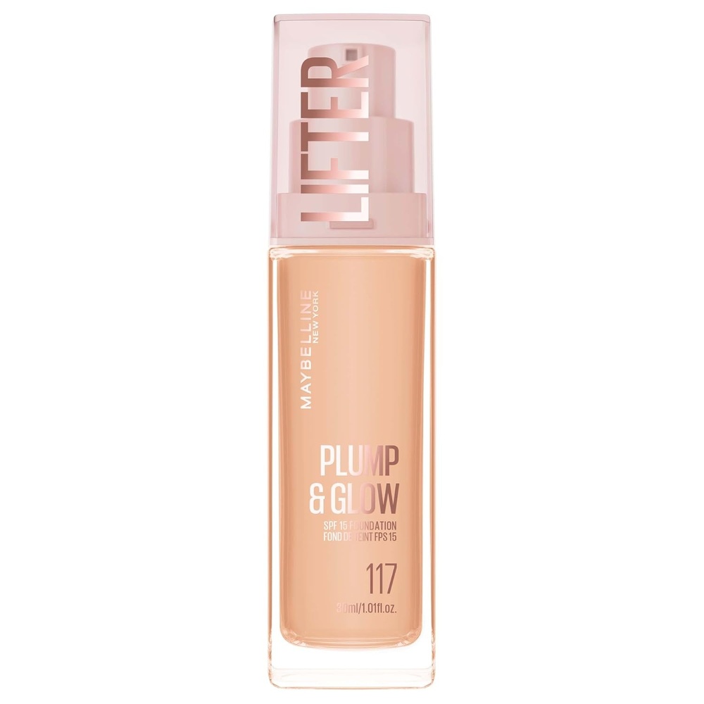 image:imageMaybelline New York Lifter Foundation Flssiges Makeup fr strahlenden Teint mit Hyaluron und Niacinamid polstert auf amp spendet Feuchtigkeit Nr 220 30 ml117