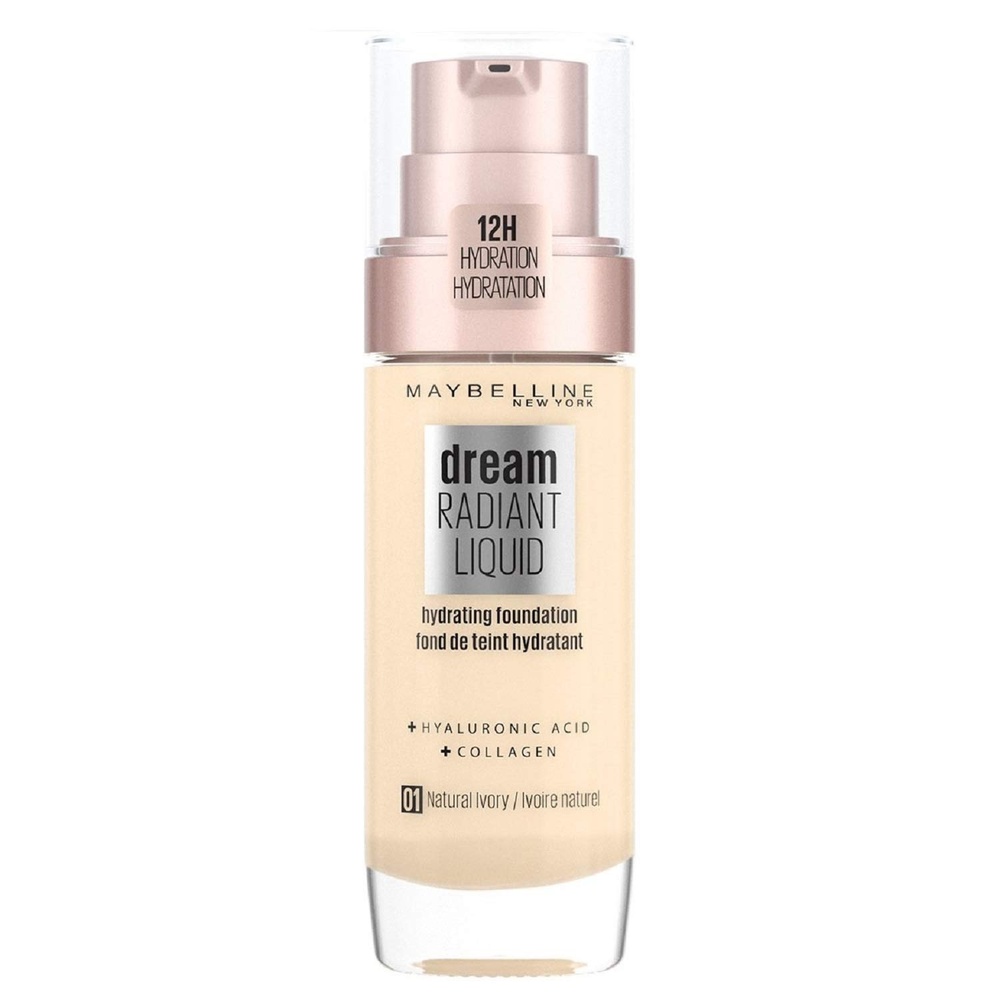 image:imageMaybelline New York Make Up Dream Radiant Liquid MakeUp Flssige Foundation Nr 03 True Ivory 30 mlNatrliches Elfenbein