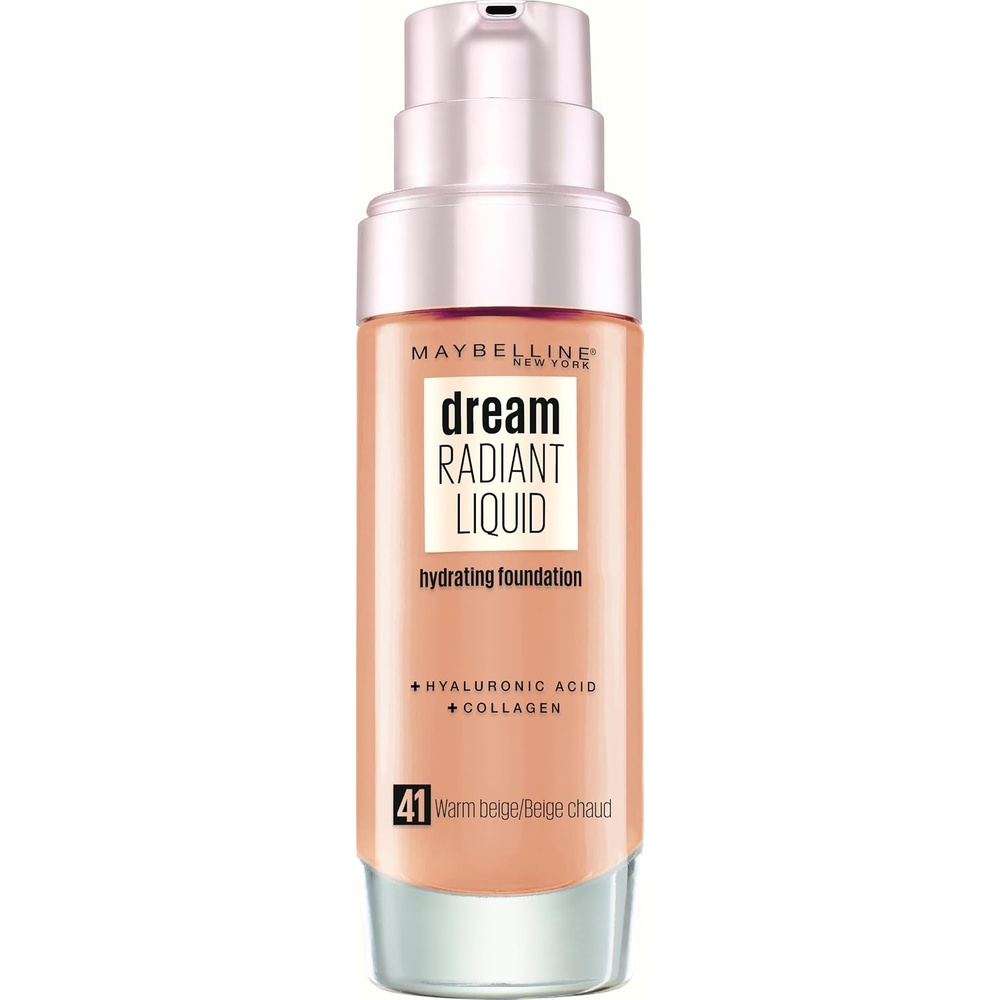 image:imageMaybelline New York Make Up Dream Radiant Liquid MakeUp Flssige Foundation Nr 41 Warm Beige 30 mlNr 41 Warm Beige