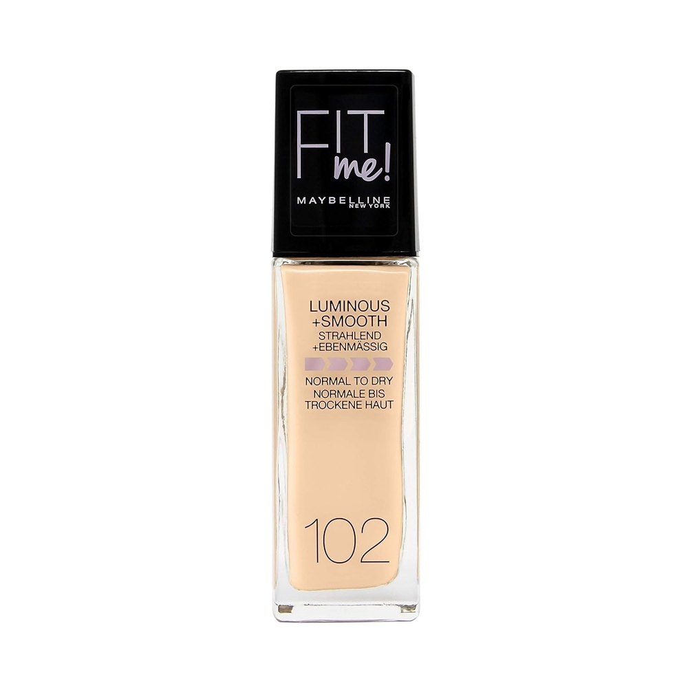 image:imageMaybelline New York Make Up Fit Me Foundation mit LSF18 Fr makellose Haut Alle Hauttypen Nr 110 Porcelain 30 mlNr 102 Fair