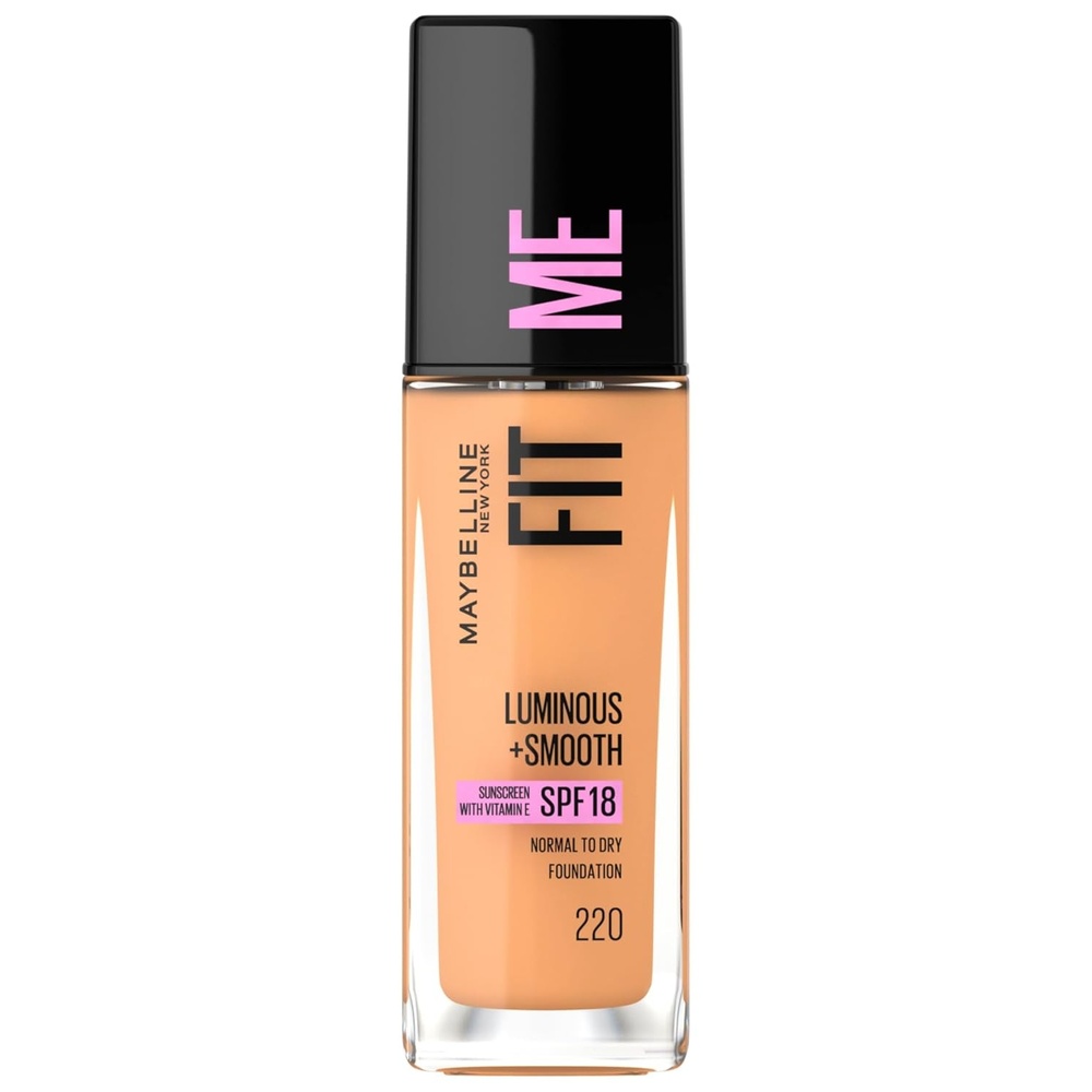 image:imageMaybelline New York Make Up Fit Me Foundation mit LSF18 Fr makellose Haut Alle Hauttypen Nr 110 Porcelain 30 mlNr 220 Natural