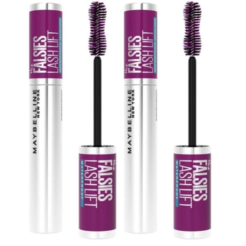 image:imageMaybelline New York Mascara mit FalscheWimpernEffekt Wasserfest Falsies Lash Lift 01 Black 96 ml10 ml 2er Pack