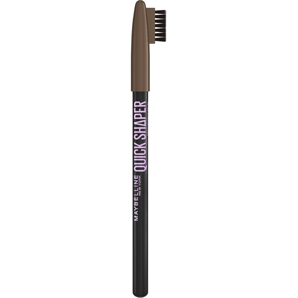 image:imageMaybelline New York Quick Shaper Brow Shaping Pencil Augenbrauenstift fr natrliche Definition amp 24H Halt Wachsformel mit Brstchen zum Auffllen Nr 04 Medium Brown 1 StkMedium Brown