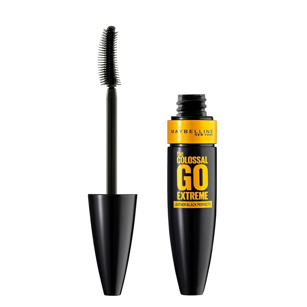 image:imageMaybelline New York Schwarze Wimperntusche fr extra Volumen Volum Express The Colossal Go Extreme Mascara Nr 1 Very Black 1 x 95 ml4 Leather Black