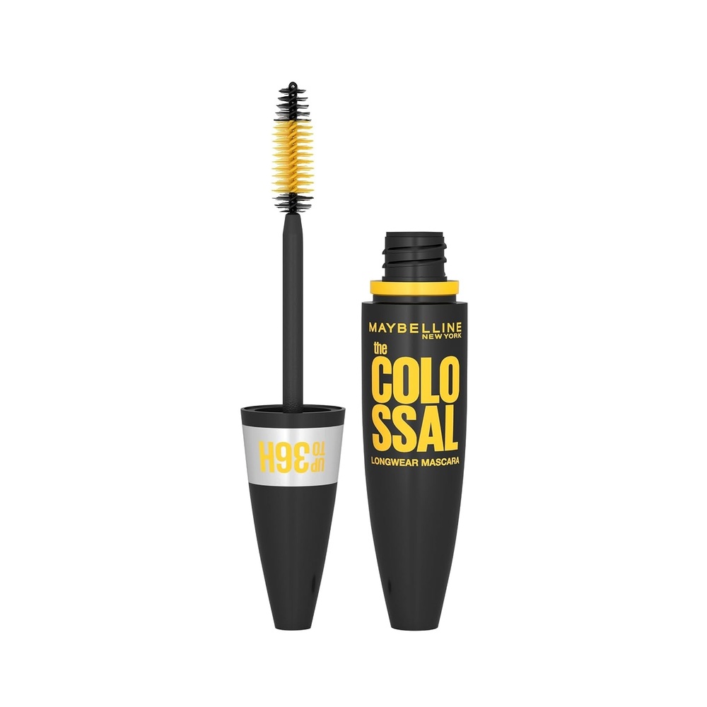 image:imageMaybelline New York Wasserfeste Mascara fr Volumen Langanhaltende schwarze Wimperntusche The Colossal 36H Nr 1 Very Black 1 x 10 ml10 ml 1er Pack