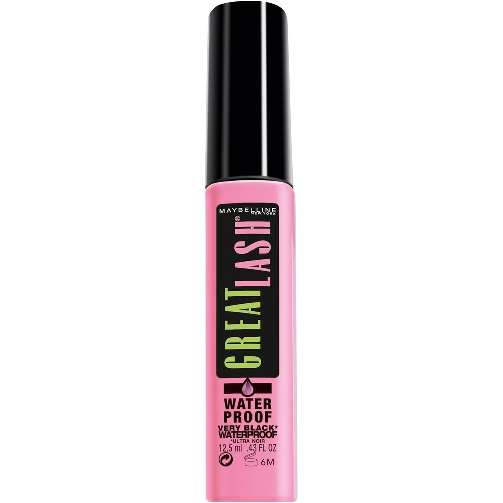 image:imageMaybelline New York Wasserfeste Mascara fr dichtere Wimpern und mehr Volumen Great Lash Wimperntusche Nr 2 Very Black Waterproof 1 x 125 mlvery black