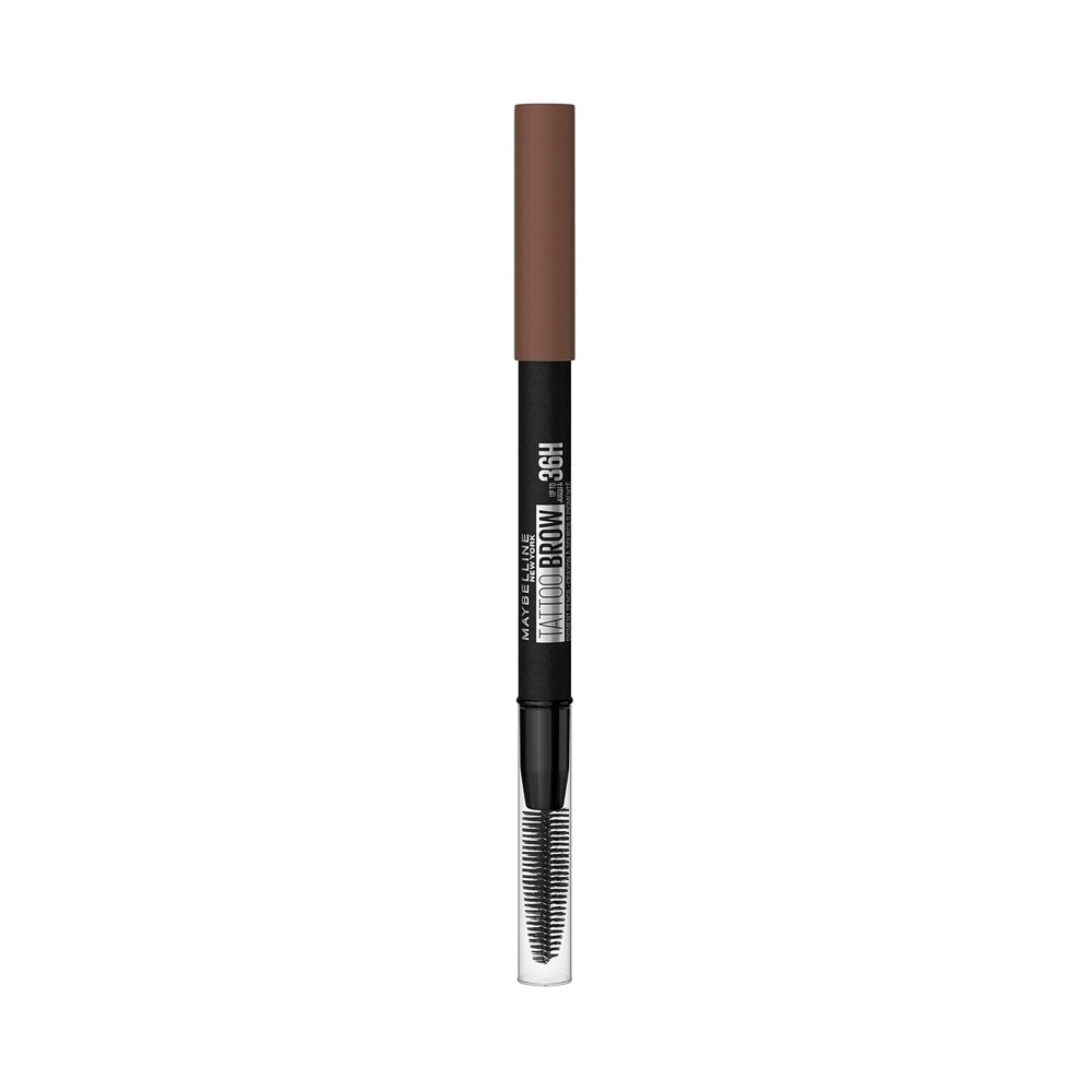 image:imageMaybelline New York Wasserfester Augenbrauenstift mit Brste 36h Halt Natrliche Farben Tattoo Brow 36H Farbe Nr 3 Soft Brown Braun 1 StckMittelbraun