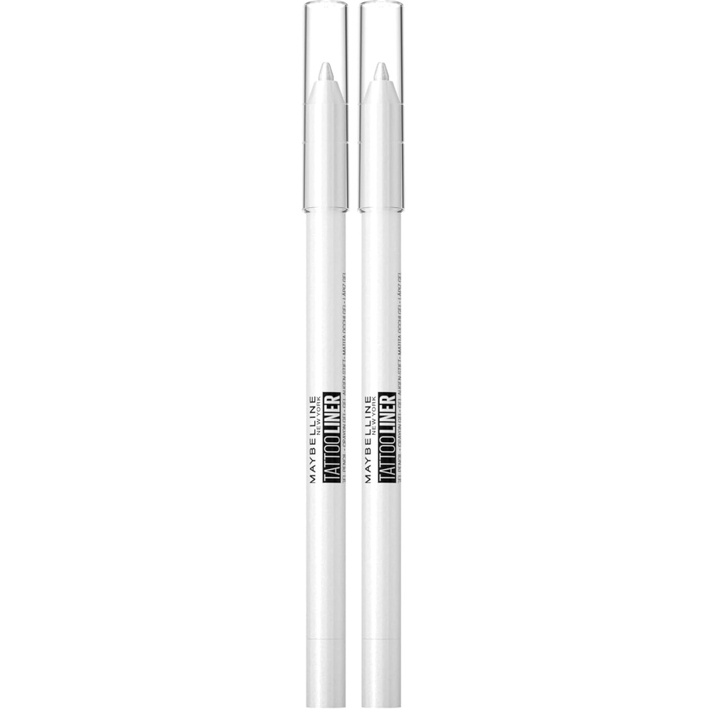image:imageMaybelline New York Wasserfester Eyeliner mit wischfester farbintensiver GelTextur Tattoo Liner Gel Pencil Nr 970 Polished White Wei 1 StckNr 970 Polished White