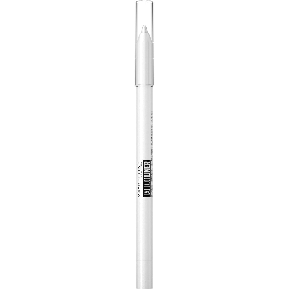 image:imageMaybelline New York Wasserfester Eyeliner mit wischfester farbintensiver GelTextur Tattoo Liner Gel Pencil Nr 970 Polished White Wei 1 Stckwei