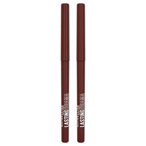 MAYBELLINE NEW YORK – Lasting Drama – wasserfester Eyeliner-Stift – hervorgehoben & intensiv – mattes Puder-Finish – 36H-Halt – automatische Bleistiftspitze – Ultra-pigmentierte Formel – Brown Sugar(2 Bleistifte Brown Sugar)