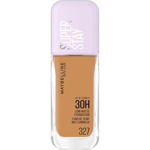 Maybelline New York – Flüssiges Make-up mit langem Halt, extrem widerstandsfähig, leuchtendes mattes Finish, angereichert mit Aminosäuren – für alle Hauttypen – Superstay 30H Lumi-Matte – Farbton 332(327)