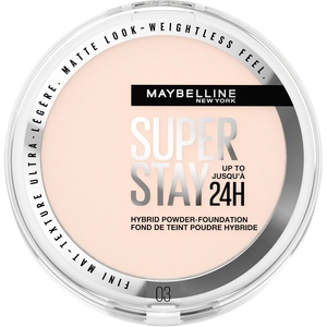 Maybelline New York 2-in-1 Puder Make-Up, Wasserfest und mattierend mit hoher Deckkraft, Super Stay Hybrid Powder Foundation, Nr. 75, 1 Stück(Nr .03)
