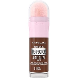 Maybelline New York 4-in-1 Make Up mit Concealer, BB Cream, Highlighter und Primer, für einen perfekten Teint, Foundation mit leichter Deckkraft, Instant Perfector Glow, Nr. 01 Light, 20 ml(04 Deep)