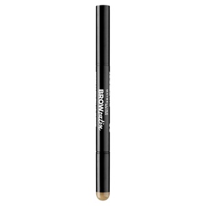 Maybelline New York Augenbrauenstift und -puder, Brow Satin Duo, Nr. 02 Medium Brown(Hellblond)